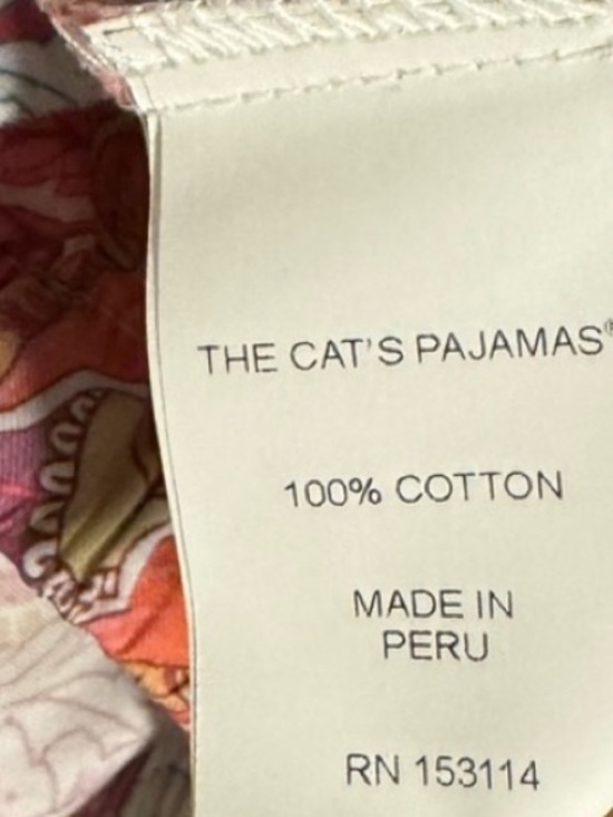 The Cat's Pajamas Floral Women's Pajama Set - Picture 5 of 6